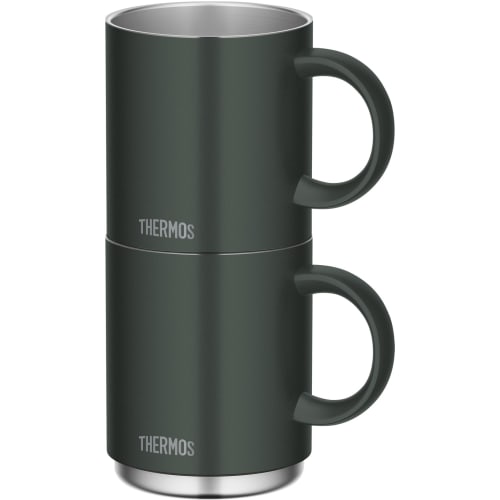 [Dishwasher Compatible Model] Thermos Vacuum Insulated Mug 450ml Forest Green JDS-451 FG