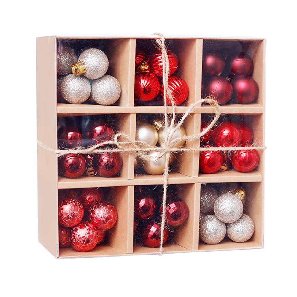 

Christmas Balls Ornaments, 99pcs 3cm Christmas Tree Balls Christmas Tree Pendant Gift Balls for Xmas Navidad Christmas Decortion 3cm