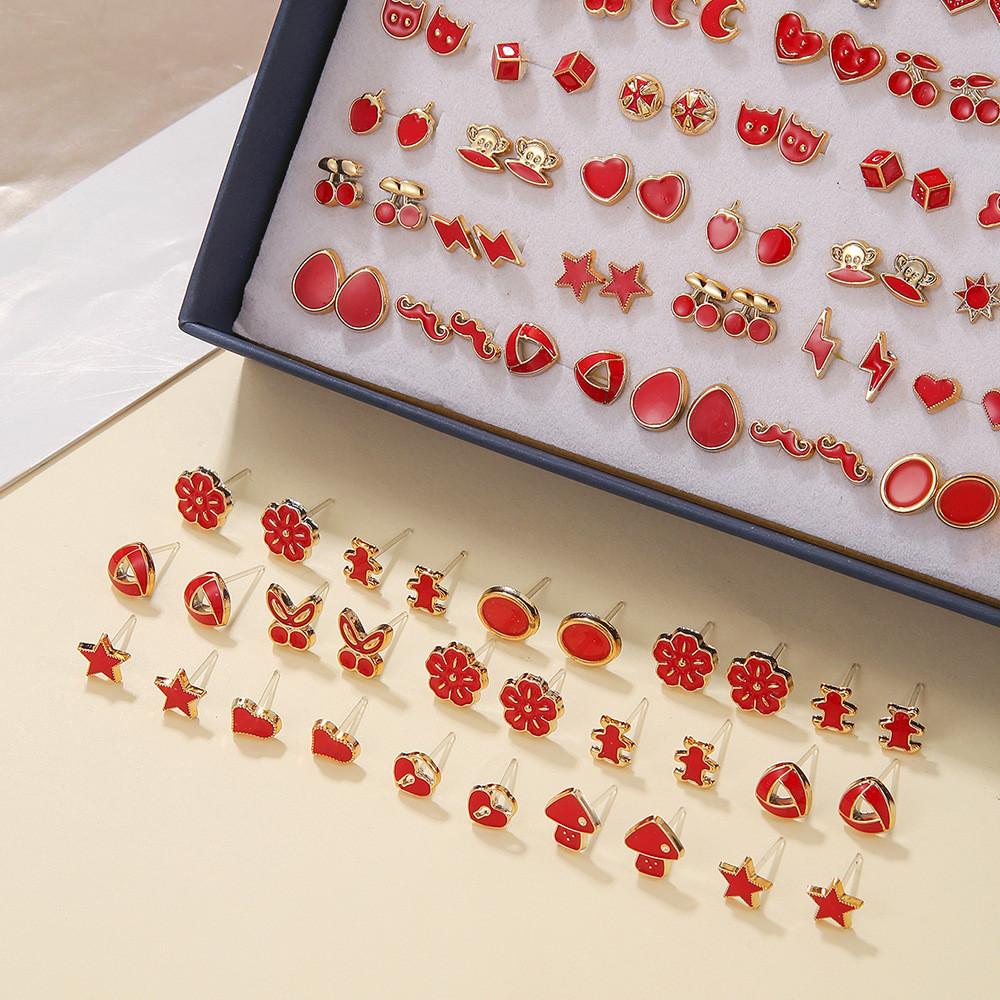Plastic Resin Geometric Earrings With Resin Drop Embellishments For Trendy Summer Fashion