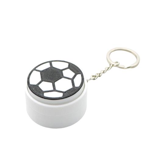 

Keychain Pendant 3D Printing Precision Texture Football Basketball Tennis Sport Themed Key Chain Stress Relief Accessory
