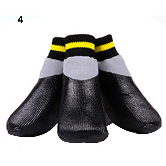 4 ks ponožek pro domácí mazlíčky Nepromokavé Odolné Bavlna Prodyšné Chránič tlapek štěněte na procházky