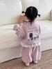 Girls' Spring & Autumn Fashion Sweatshirt and Pants Set - Trendy Two-Piece Outfit