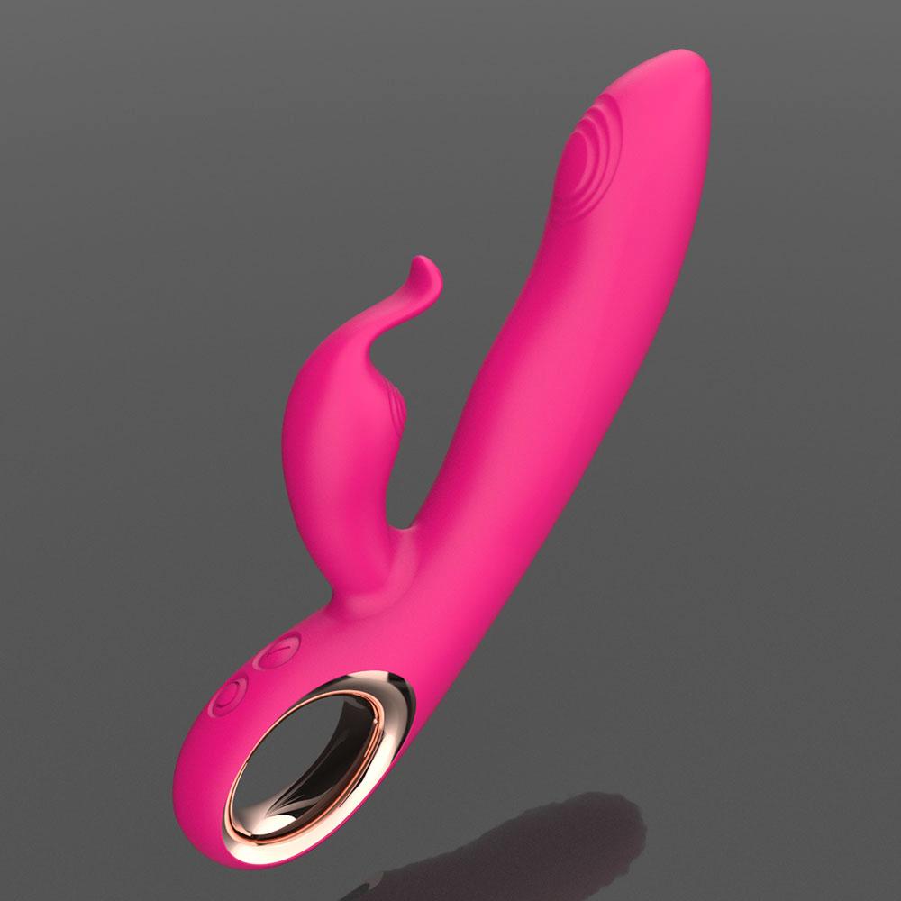 Thrusting Rabbit Vibrator for Women Rechargeable 10 Vibration Modes G Spot Massager Clitoral Stimulator Adult Sex Toys Female Masturbation