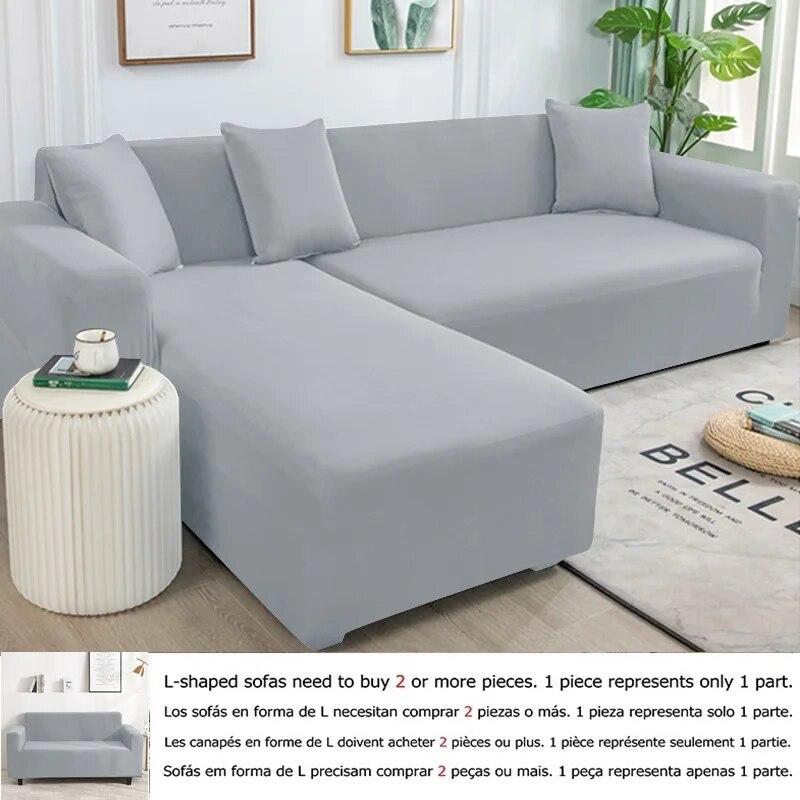 1/2/3/4 Seater Stretch Spandex Sofa Cover All Inclusive Couch Slipcovers Living Room Furniture Protector