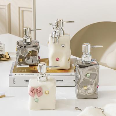 Creative Soap Dispenser Ceramic Hand Sanitizer Shower Gel Shampoo Separate Bottle Lotion Press Bottle Shampoo Dispenser