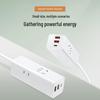 Compact Travel Power Strip with USB & Extension Cord for Home, Dorms & Offices