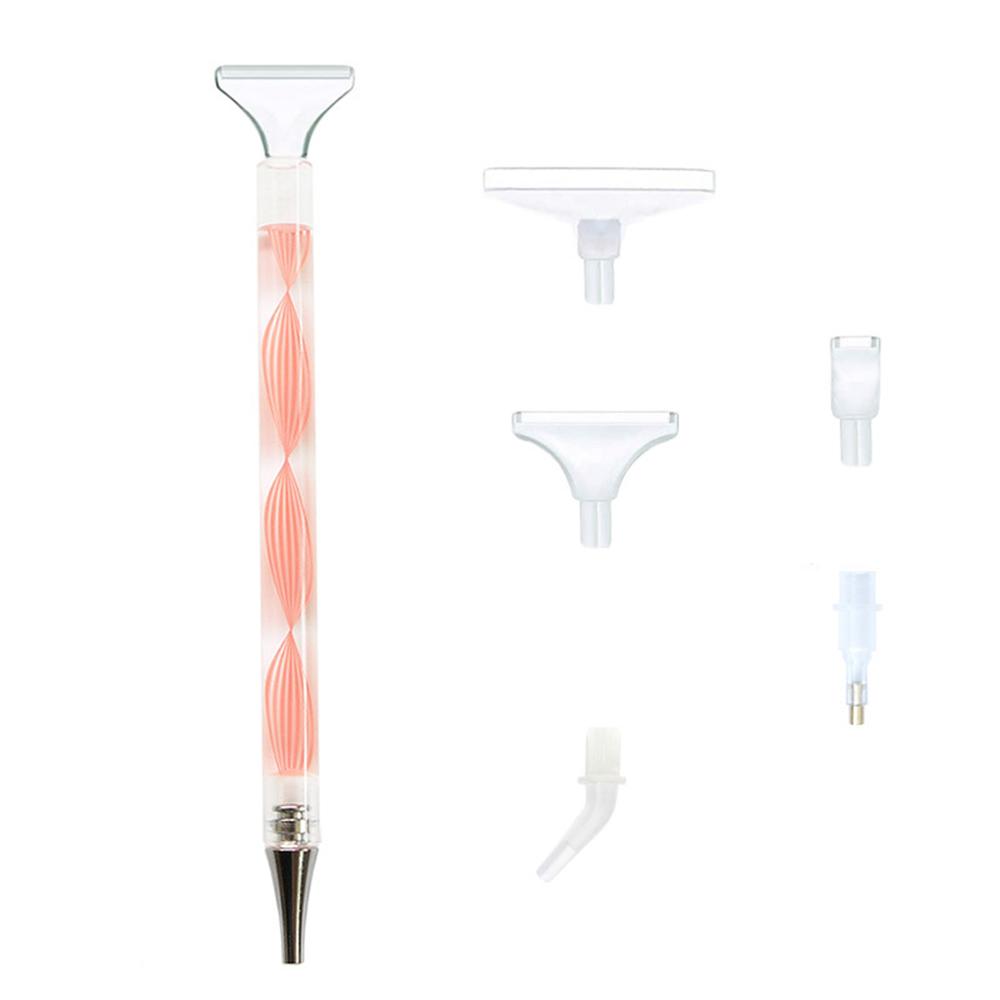 DIY Diamond Painting Pen 5D Diamond Painting Tools Point Drill Pen With Multifunctional 6pcs Pen Tips for Art Crafts