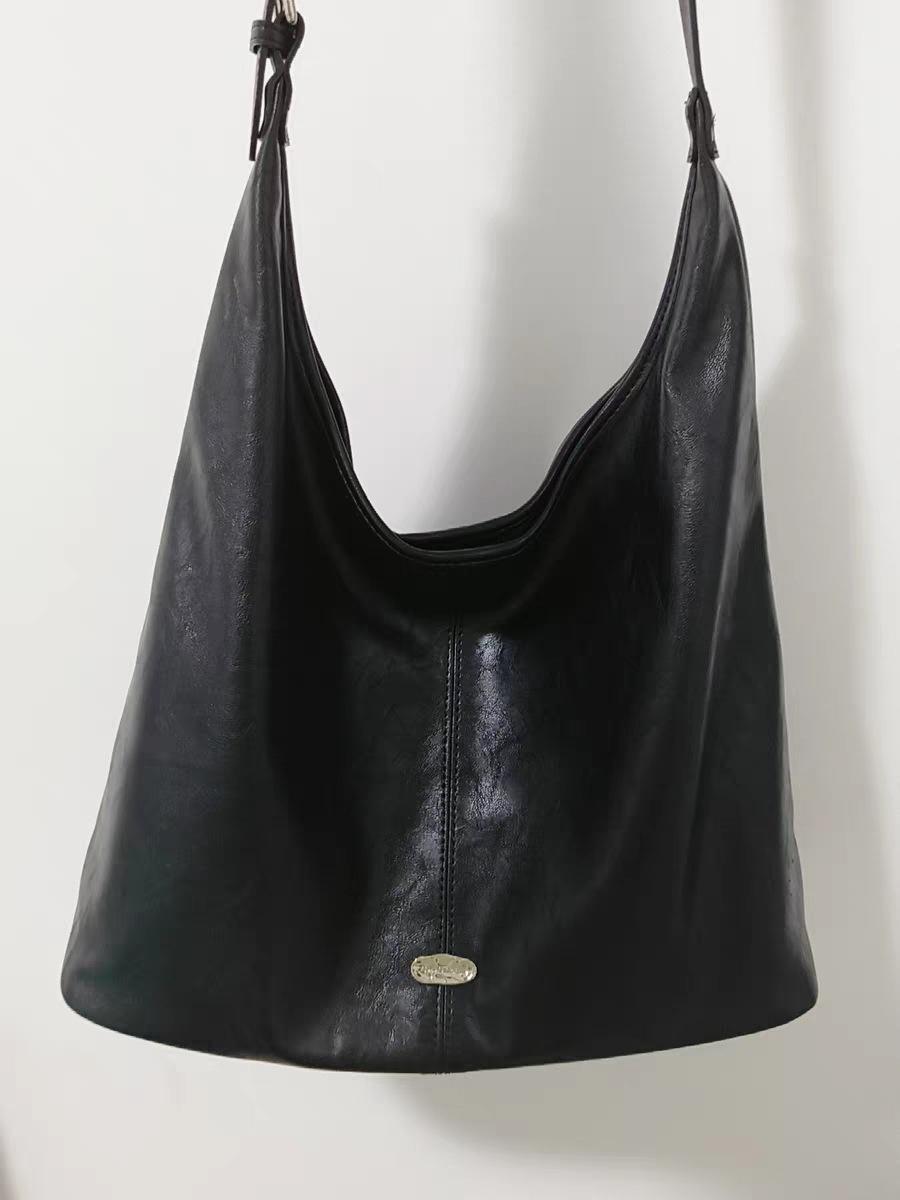 

TOUHELLOKITTY Hello Kitty kt canvas bag female tote bag large capacity relaxation Korean lazy style чёрный