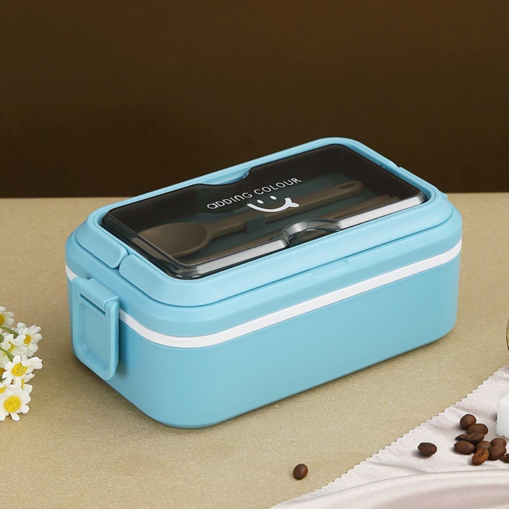 Multi-Layer Food Storage Container Foldable Handle Food Boxes 304 Stainless Steel Lunch Box  Worker