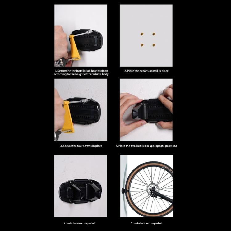 1Pc Road Bike Storage Fixed Hanging Holder Wall Hangers Bicycles Wall Mount Rack for Home Bike Storage Solution