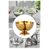 304 Stainless Steel Dessert and Cocktail Glass for Ice Cream For Pudding and Smoothies Footed Serving Cup for Events