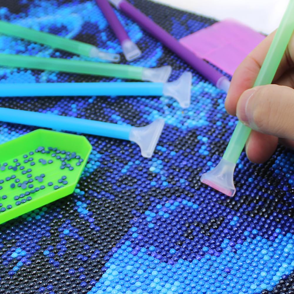 AIFUDA Diamond Art Painting Tools - 45 Diamond Pens & 20 Adhesive Clay for DIY Diamond Painting