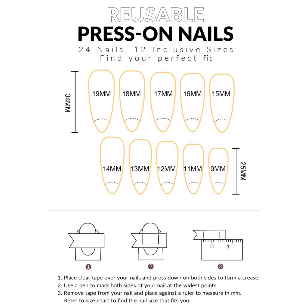 Pink White Long Fake Nails with Line Print Durable & Never Splitting Comfort Fake Nails for Working Dating or Partying