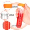 Plastic Test Tube Set with Stand - Uncharged Jumbo Scientific Tubes for Lab Experiments and Halloween Decorations