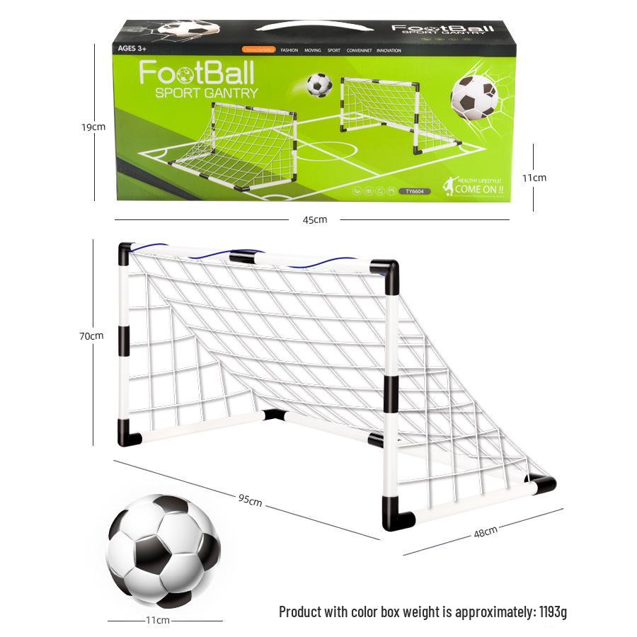 Children's Portable Soccer Goal Set with Thickened Net for Outdoor Sports