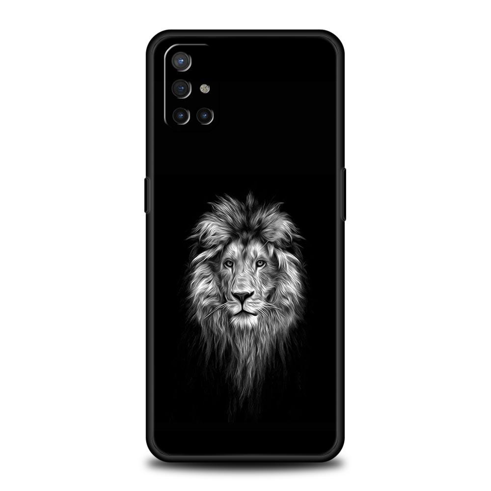 Concise Lion Pattern Phone Case For OnePlus 15 13 12 11 10 9 8 15T 13T 10T 7T Pro 13R 12R 9RT 8T Nord 4 N10 2T CE 2 3 5G Cover