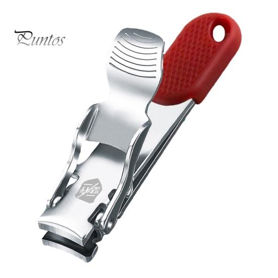 

Складные кусачки для ногтей Ультратонкие, гладкие, точные, с изогнутыми канавками для пальцев, ножницы для ногтей, принадлежности для общежития красный