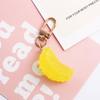 Petal Handbag Pendant Car Decoration Bag Pendant Orange Keychain Key Chain Keyring Simulation Fruit