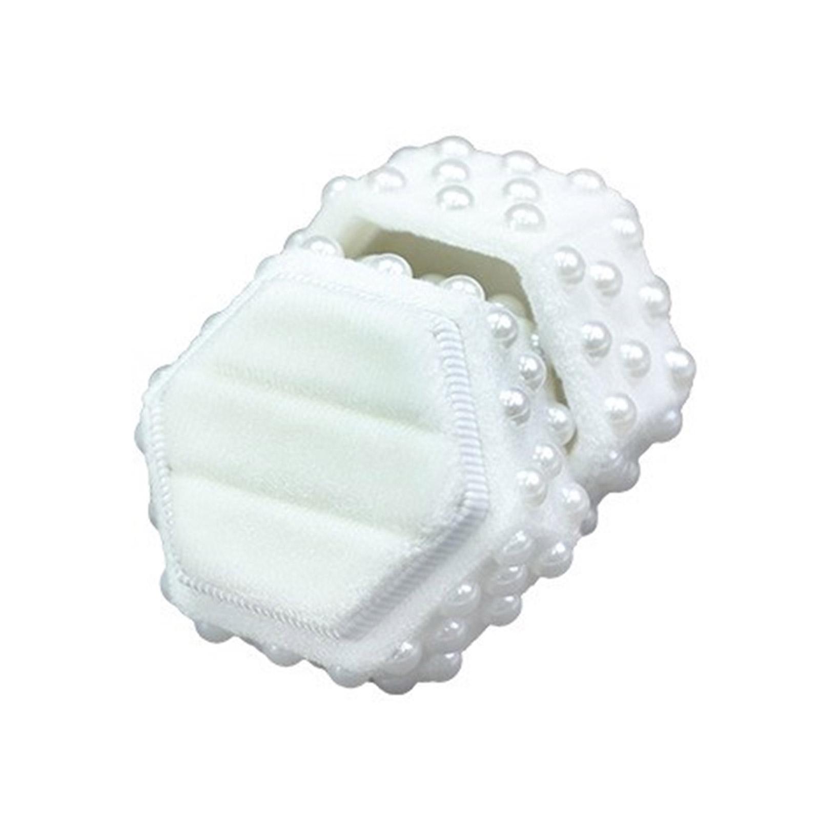 

Fashionable Velutum Jewelry Storage Case with Pearl Accents Protective Flannel Interior for Rings and Trinket Storage 2 белый