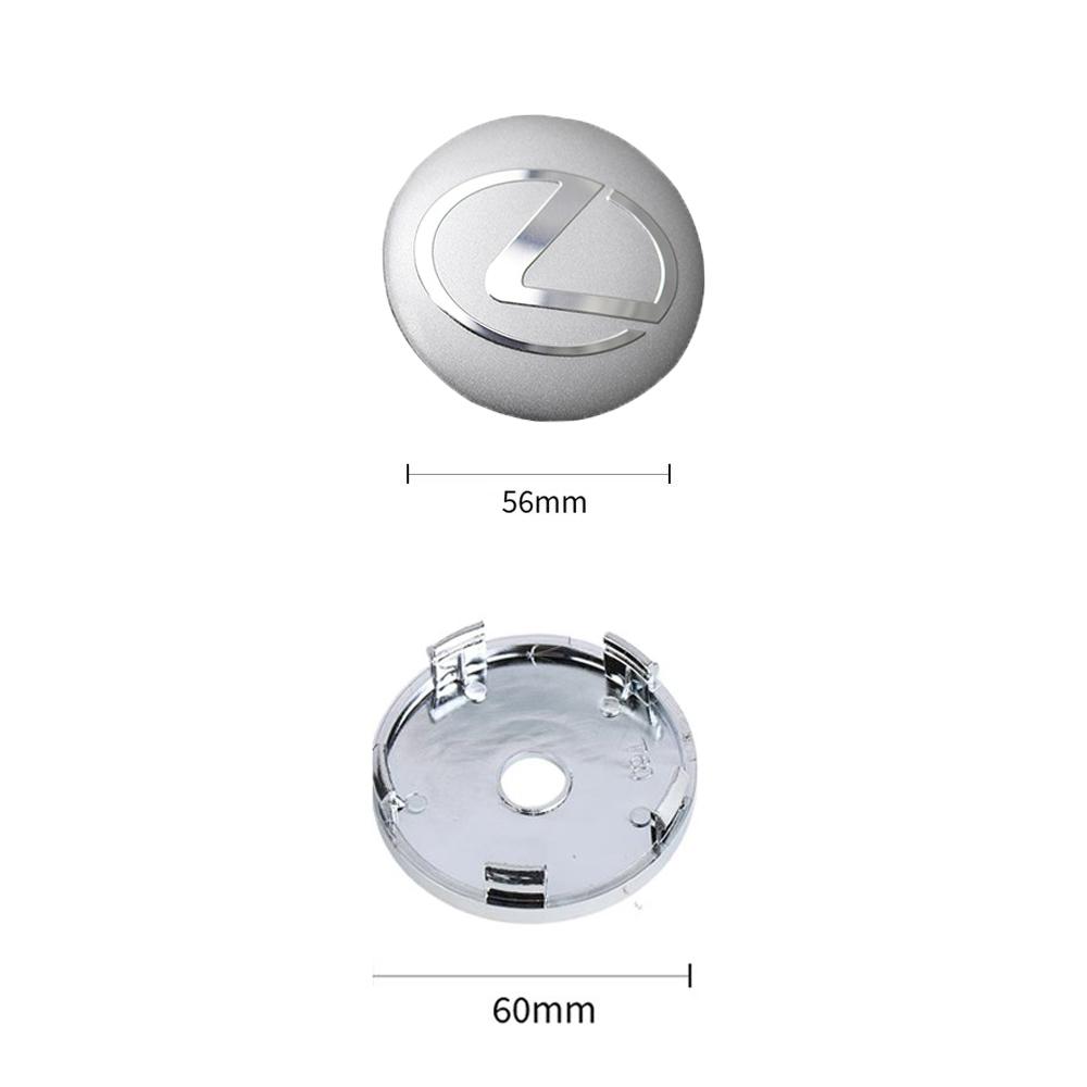 56/60MM Car Wheel Center Hub Caps Tire Rim Covers Sticker Accessories For Lexus Fsport RX330 IS250 Ct200h ES300h RX350 IS300h NX