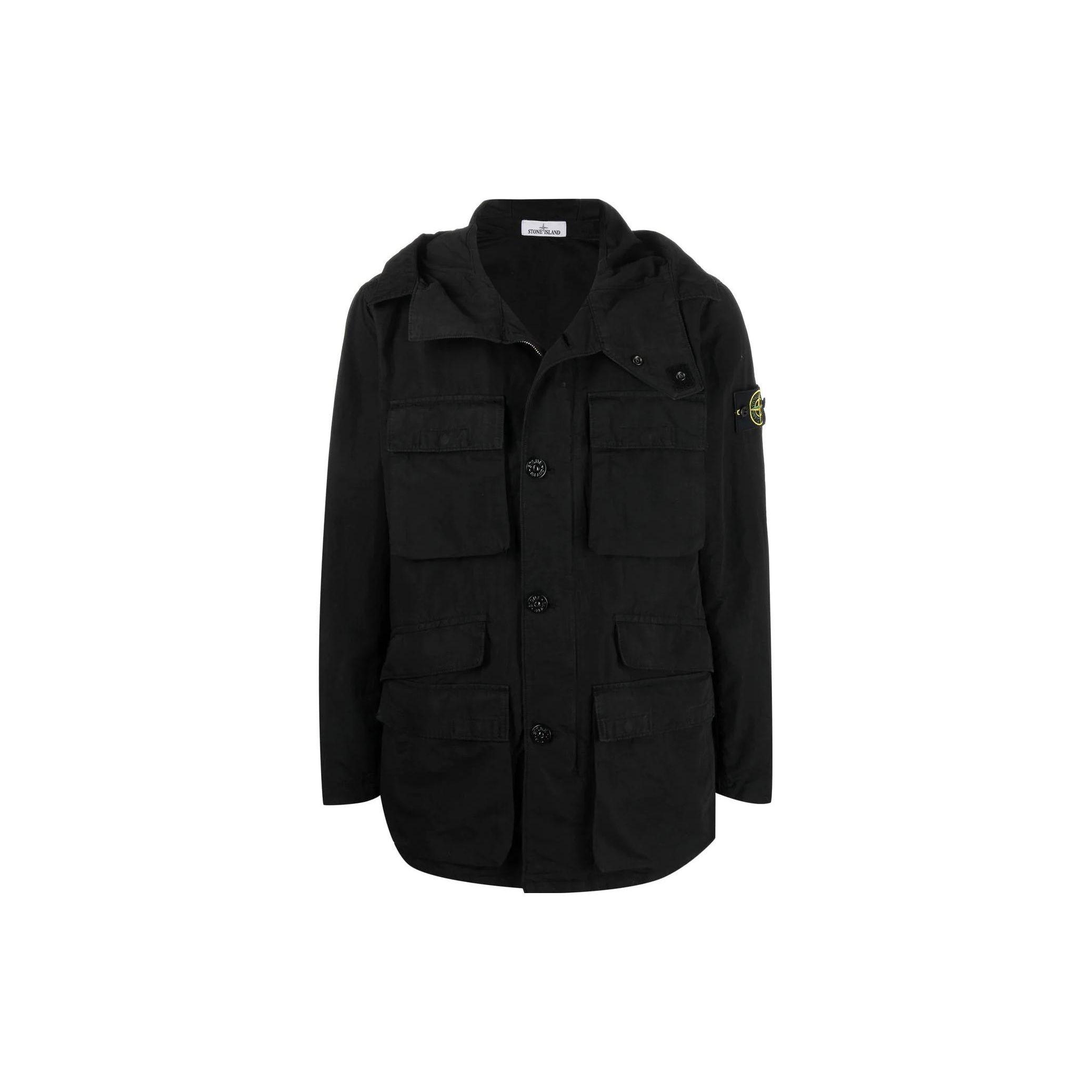 

Stone Island Garment Dyed Field Jacket Black Men Outerwear 761542306-V0029 M