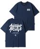 ANOTHER ARCHIVE Fb Colorful Graffiti Logo Short Sleeve T-Shirt_Vintage Navy