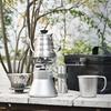 HARIO V60 Metal Coffee Mill, Holds 17g Coffee Beans, Silver, Made In Japan, O-VMM-1-HSV