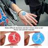 1pc Referee Side Toss Coin Double Face Sports Football Pattern Soccer Volleyball FlipCoin Souvenirs Soccer Referee Toss Coin