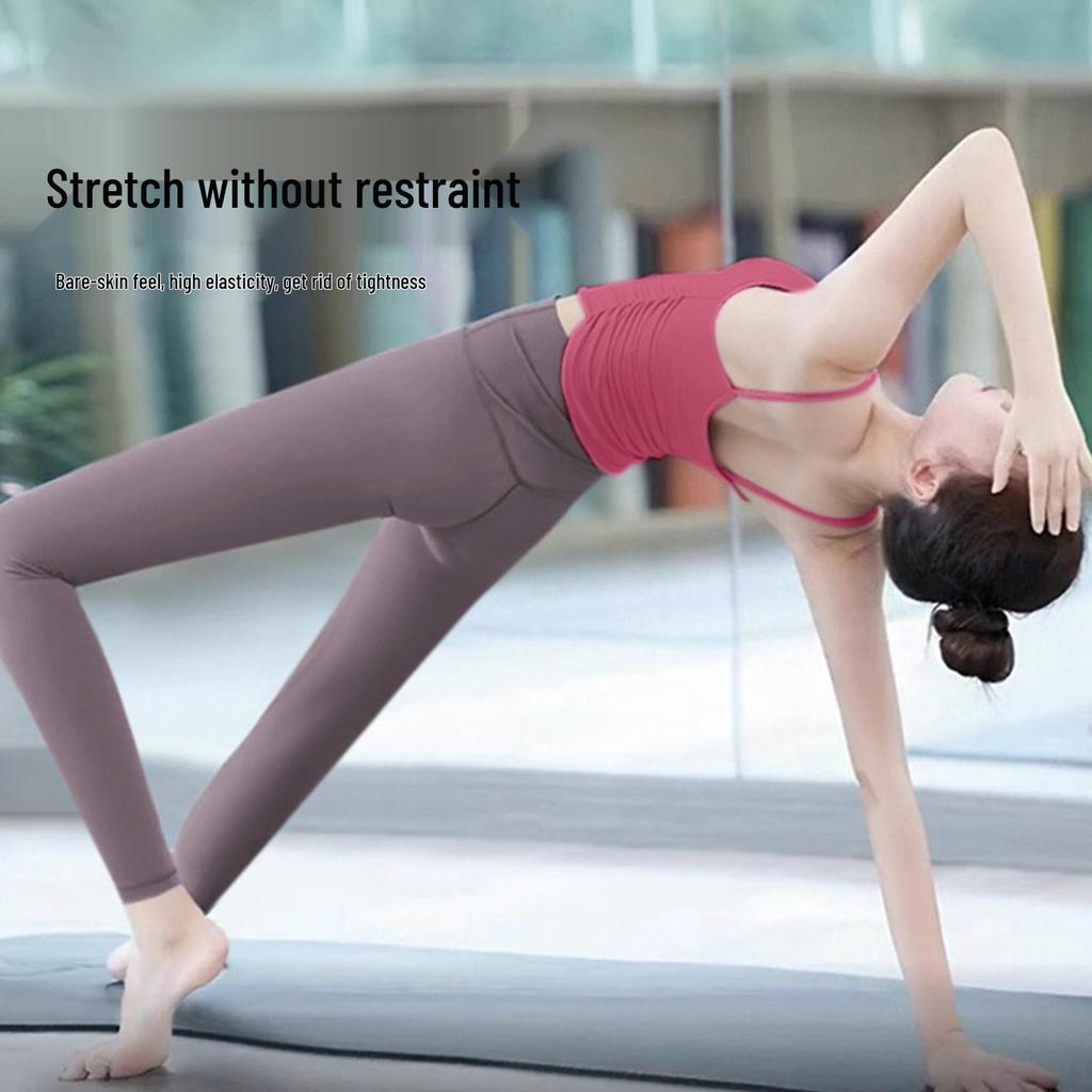 Damen Slim Fit Sportoberteil für Yoga & Pilates mit Brustpolster - 2026 Neuer Stil