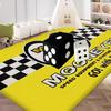 JDM-MOON-EYES Fashion Floor Mat INS Style Soft Bedroom Floor House Laundry Room Mat Anti-skid Household Carpets