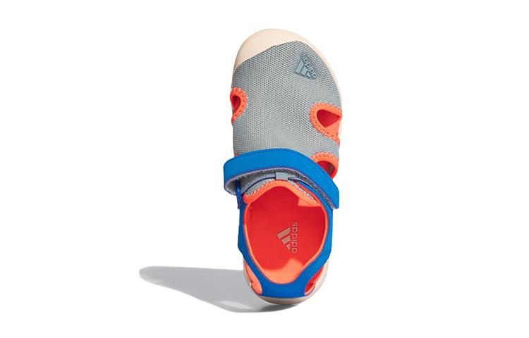 Adidas Captain Toey K Comfortable And Breathable Children's Sandals Gray Blue Kids' GY5088