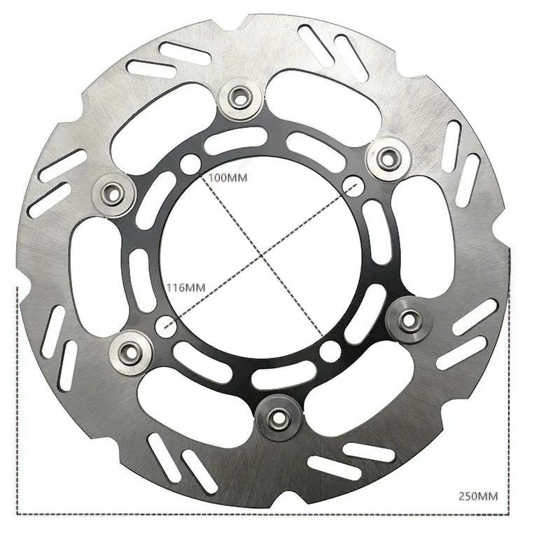 Motorcycle Front Brake Disc Rotor For Kawasaki KDX125 KDX200 SR Tracker KDX220 KDX250 KLX250 KDX 125 200 KLX 250 Brake Discs