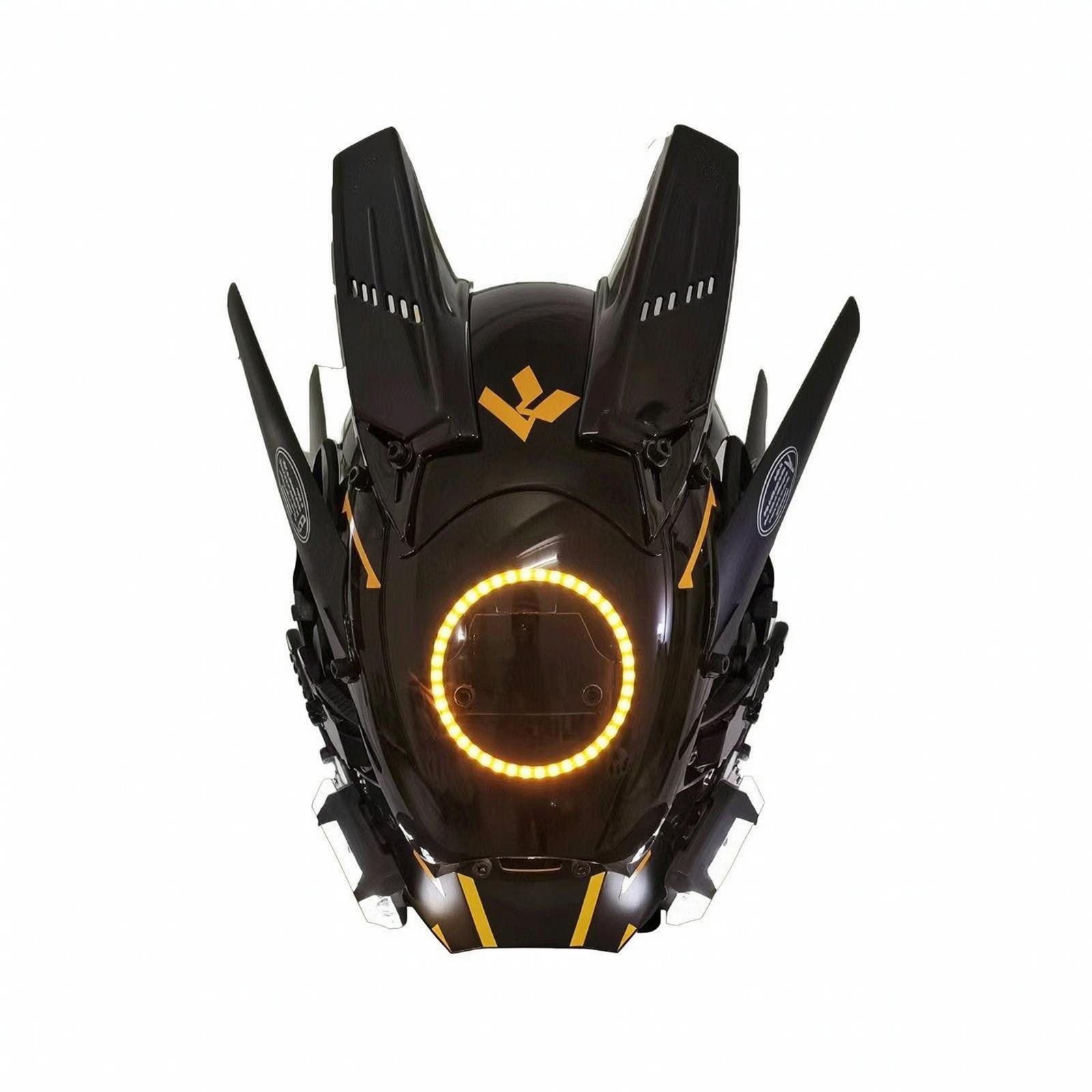 Cyberpunk Helmet Mask Adjustable Resin with