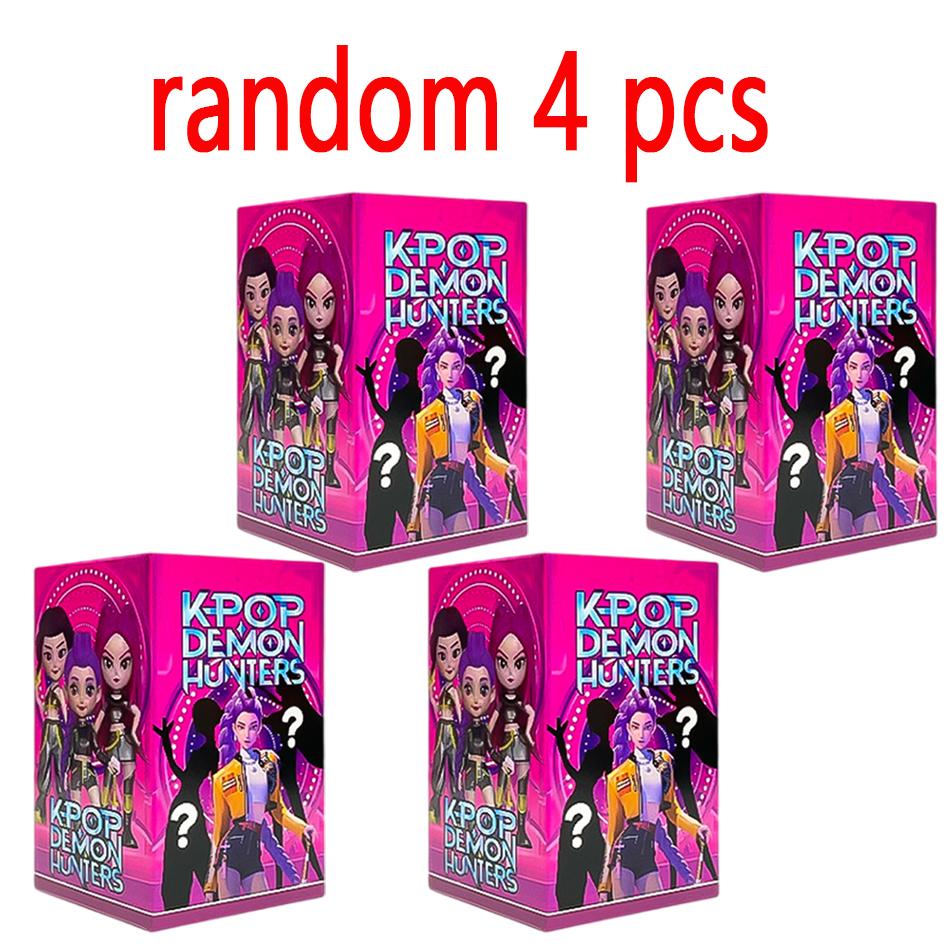 Anime Kpop Devil Hunter Blind Box Demontage Spaß Blind Bag Kleine Statue Peripheres Modell Desktop Blindbox Dekoration Geschenk