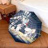 Pinky and the Brainpattern, automatic folding umbrella, portable and foldable design, 8 ribs, a Christmas or birthday gift.
