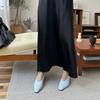 Woman Elegant French Square Toe Mary Janes Shoes Cute Casual Female Retro Low Heel Footwears Soft Soled Outdoor Dress Pumps