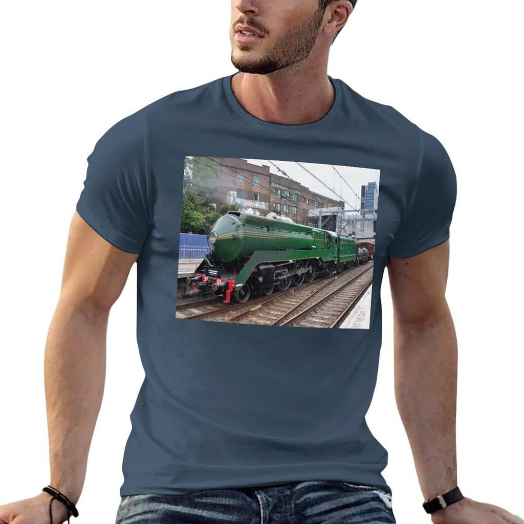 Steam Heritage Expo Engine 3801 20221001 Tshirt Anime Stuff Funny Tshirt Unisexs Graphic Tshirts Hip Hop