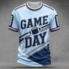 Men's Casual Football Fan Day Shirt for Cheering at Games