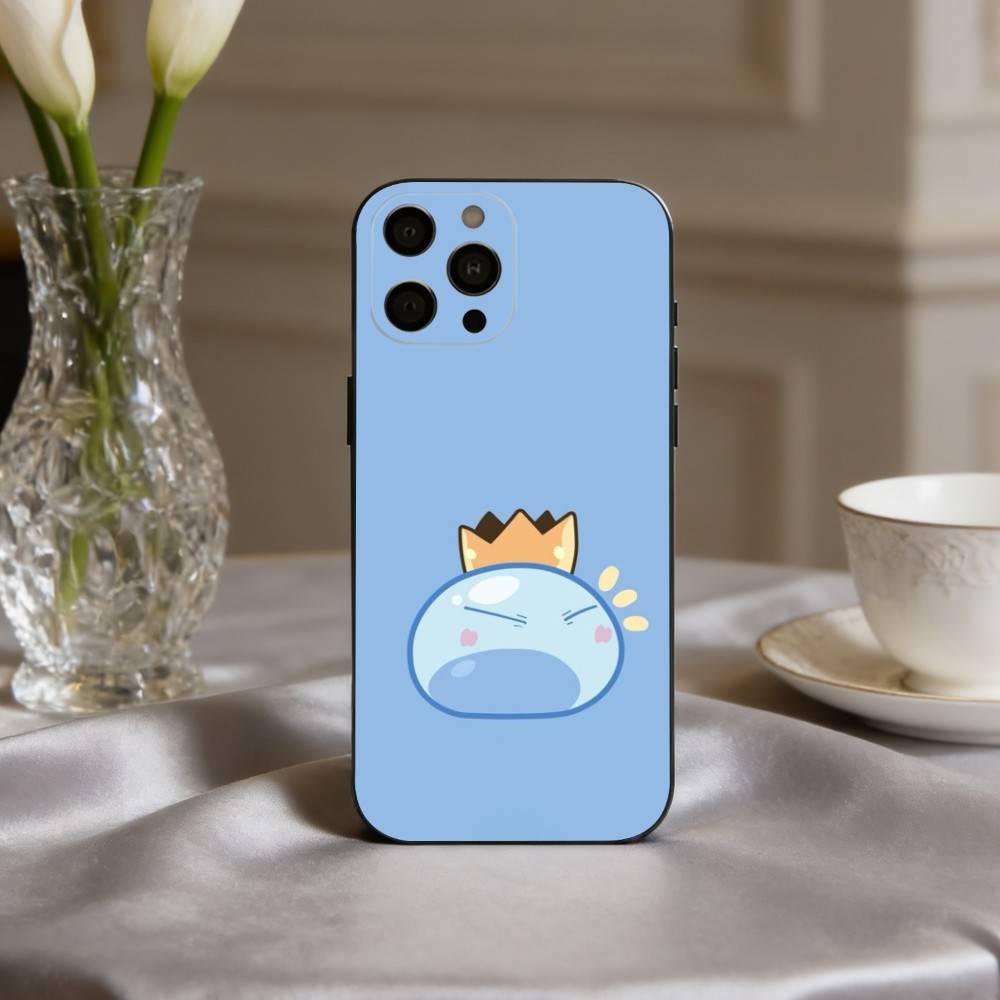 R-Rimuru T-Tempest-T S-Slime Phone Case For iPhone 17pro, 16,15,14,13,12,11 X XR Plus,Others Soft Black Cover