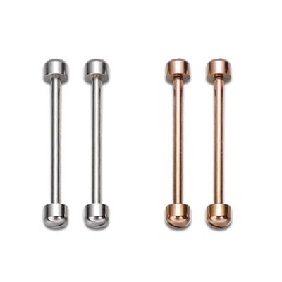 2 Pieces/set Watch Screw Tube Stem for Watch, for Smart Watch Stem Link Kit for 16mm 18mm 20mm 22mm Band Strap