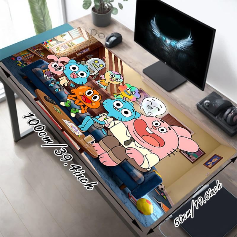 Friendship Room Xl Gaming Mouse Pad Nonslip Rubber Base Stitched Edge Waterproof Desk Mat For Pc Laptop Gamer Office Computer Accessories C929779