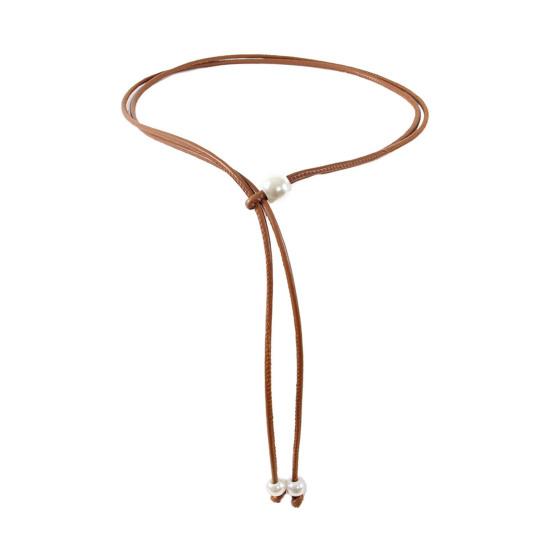 Women Belt Adjustable Design Imitation Leather Waistband Thin Rope Dress Shirt Top Versatile Belt Fashion Accessories