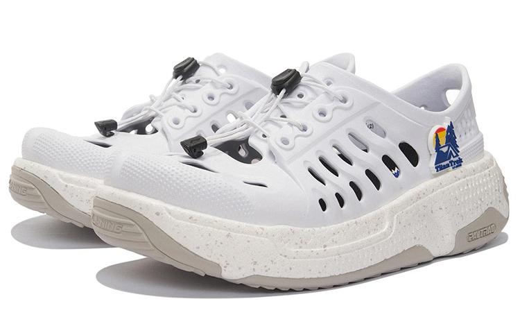 Li Ning Trek EVA Breathable And Resilient Low top Casual Shoes Women's White AZGS018-2