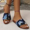 Mode Damen Flache Hausschuhe Mode Denim Designer Hausschuhe Lässige Flache Sandalen Sommer Strand Sexy Elegant Damen Schuhe Hausschuhe für Zuhause Damen