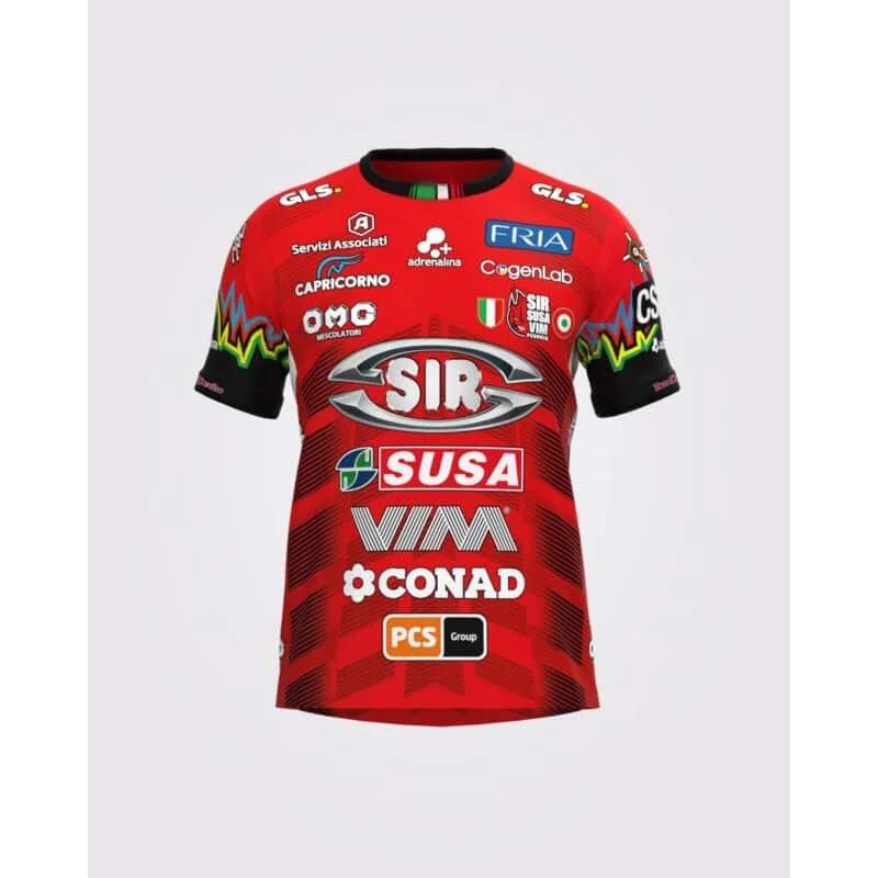 Men s and Women s Volleyball Jerseys, Sir Safety Perugia T-shirts, Competition Uniforms, Beach T-shirts, Men s Sportswear L