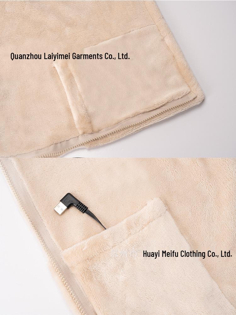 Winter Flannel Heated Shawl: Thick Velvet Electric Blanket for Warmth & Cold Protection