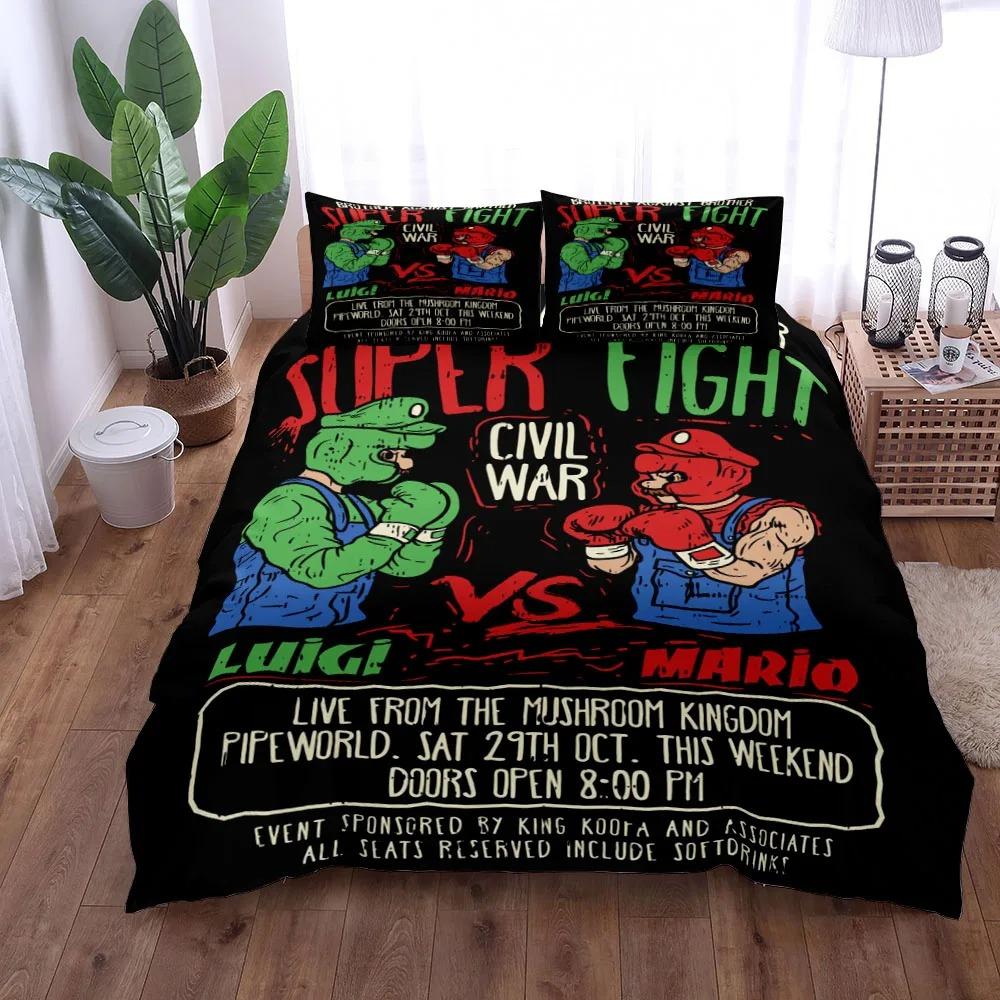 Pool Game Duvet Cover Set King Queen Double Full Twin Single Size Bed Linen Set