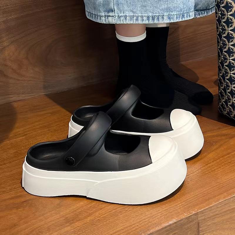 New Arrival Summer Mary Jane Shoes Women Comfort Height-increasing Women Platform Sandals Non-slip Slippers for Woman Sandals