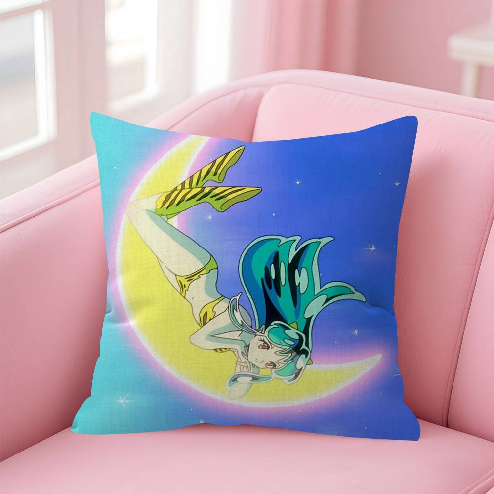 Urusei Yatsura Anime  Personalized Pillow Cover Kids Bedroom Wild Party Decor Pillowcase kid Birthday shower Gift