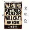Metal Poster Vintage Retro Sign for Home Garage Bar Wall Decor